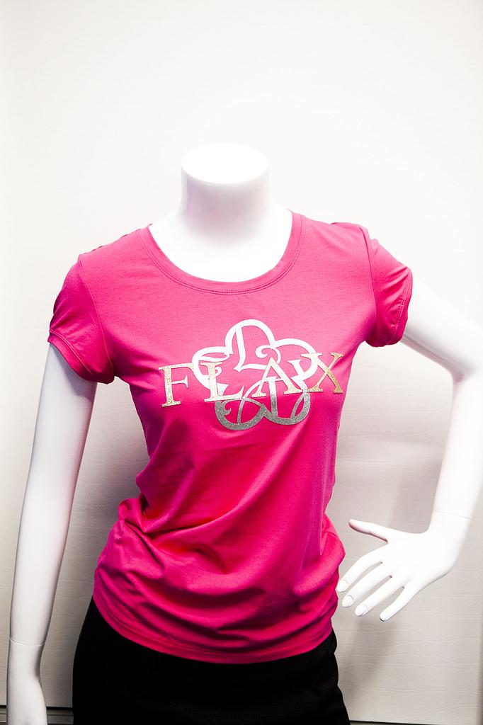 FLAX Women's Tee Shirt (Pink)